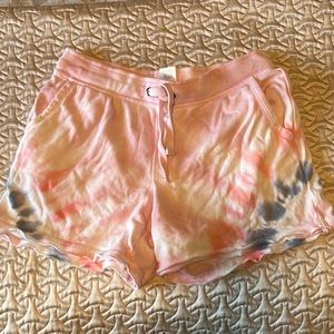Brand new never worn but missing tags tie dye shorts size medium.